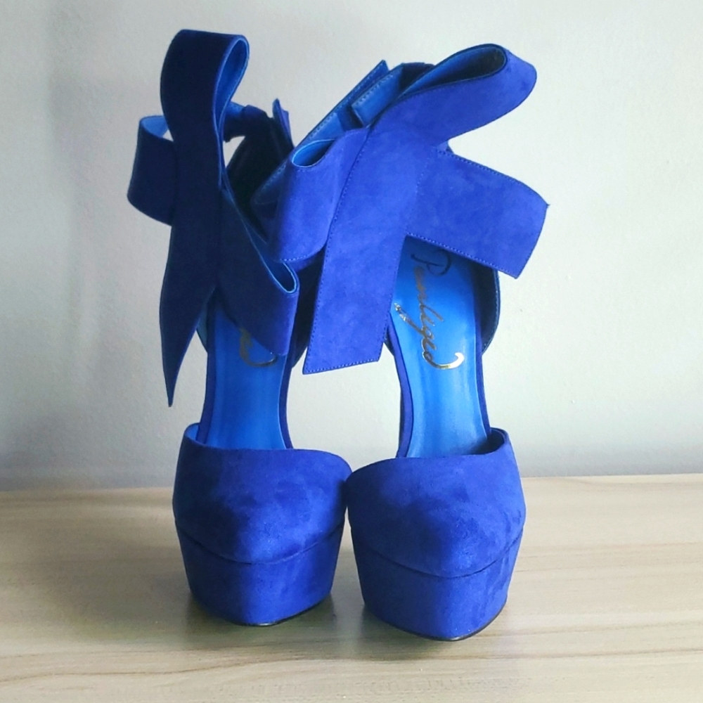 Royal Blue Privileged 6inch Heels